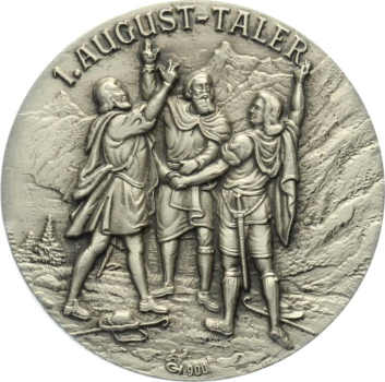 Preview: 1. August-Taler 2001 - Villmergen 1712 Preview: 1. August-Taler 2001 - Villmergen 1712
